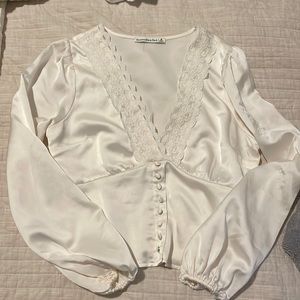 Abercrombie & Fitch silk top